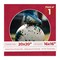 Red Suede Mat Board for 20x20 Frames - Circle Opening for 16x16 Photos